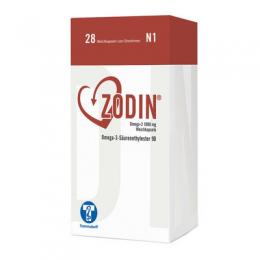 ZODIN Omega-3 1.000 mg Weichkapseln 28 St