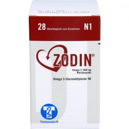 ZODIN Omega-3 1000 mg Weichkapseln 28 St.