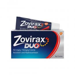 Zovirax DUO Creme mit Aciclovir und Hydrocortison 2 g Creme