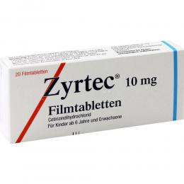 Zyrtec Tabletten 20 St Filmtabletten